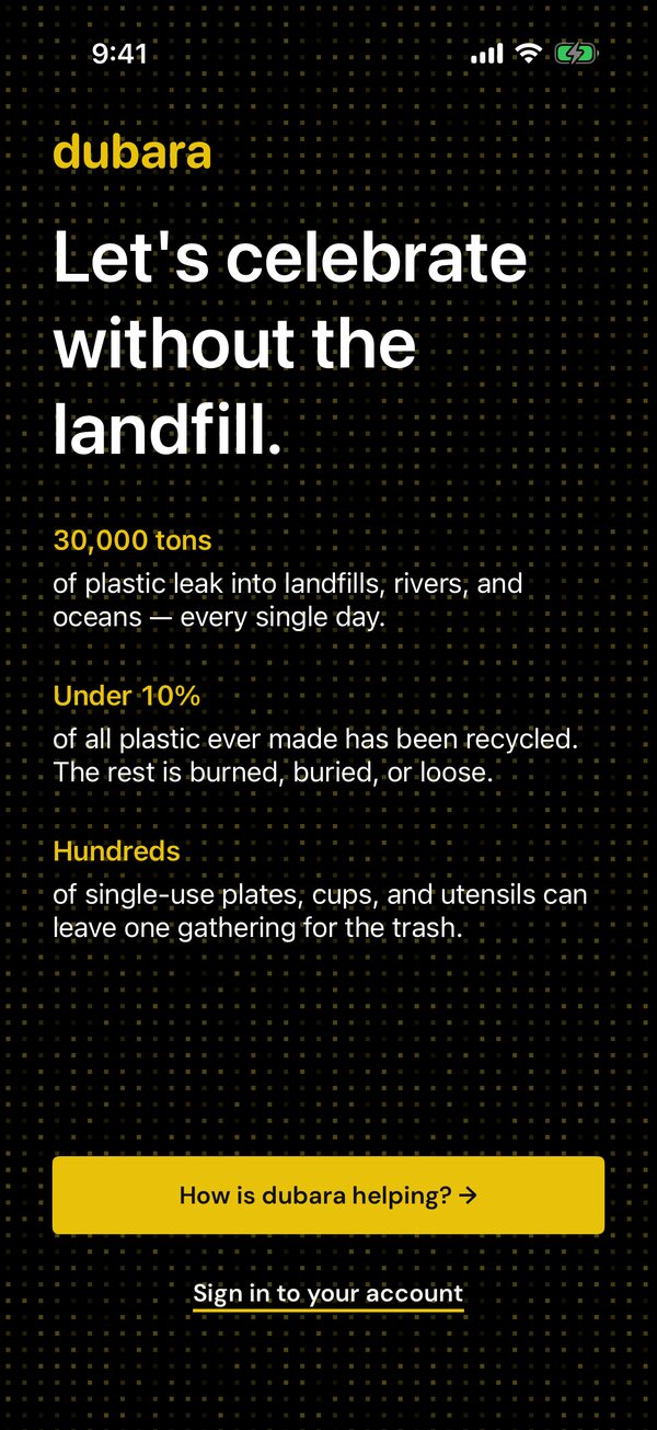 Dubara tour: Let's celebrate without the landfill